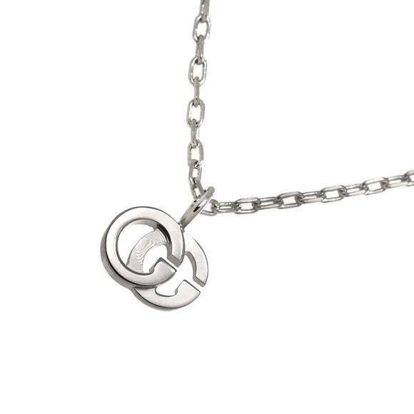 GUCCI White Gold Diamond 2C Necklace - Picture 1 of 6